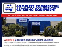 Tablet Screenshot of completecommercial.com.au